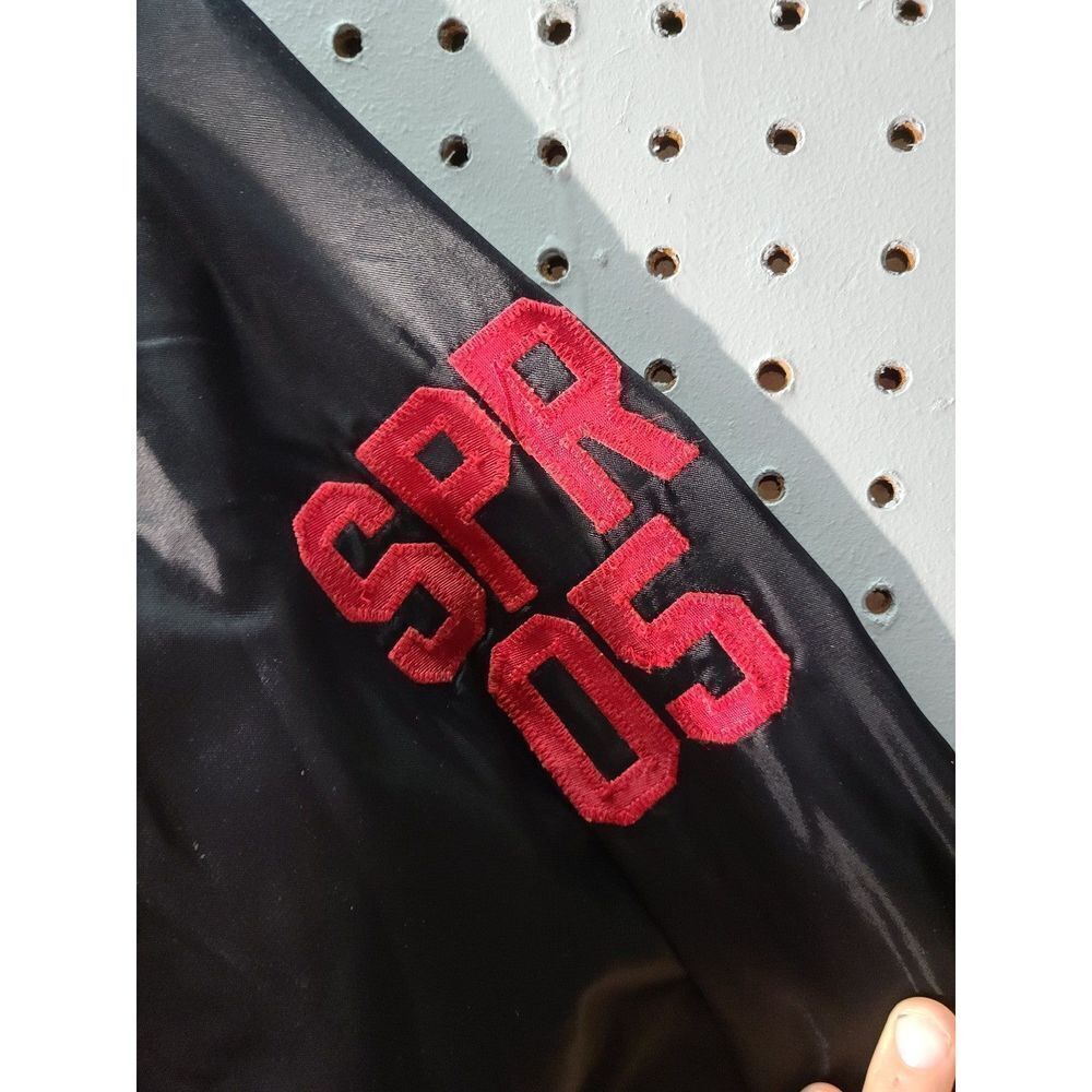 DELTA CUSTOM TRIM SATIN BOMBER JACKET - Picture 4 of 4